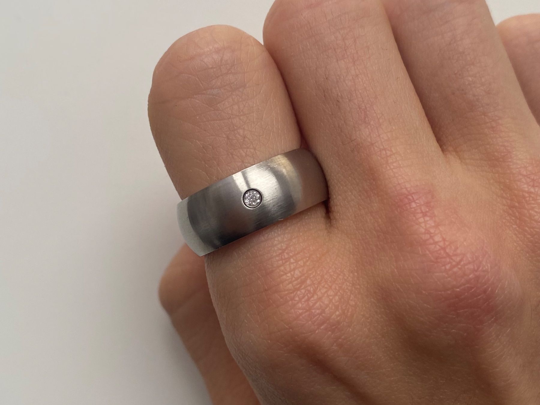 Anelli: Xenox Massive Edelstahl Zirconia Solitär Ring – Nuovo (secondo la descrizione) da Givisiez venduto da dor_xb9k