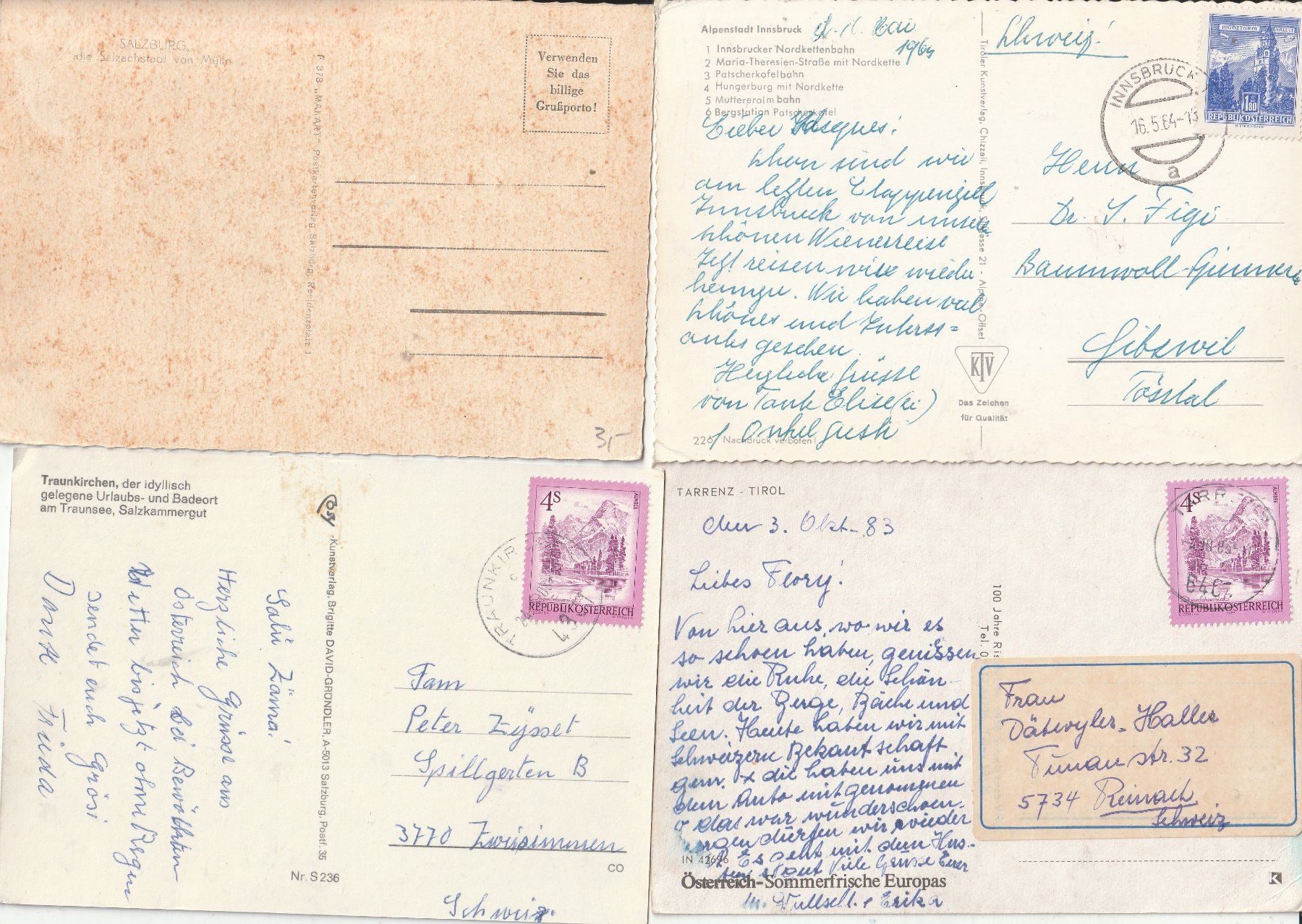 Cartoline postali: 16 Karten Oestereich - Tirol – Usato da Lumbrein venduto da made02 6
