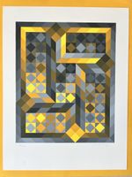 Victor Vasarely Original- Seriegraphie in 22 Farben 1970