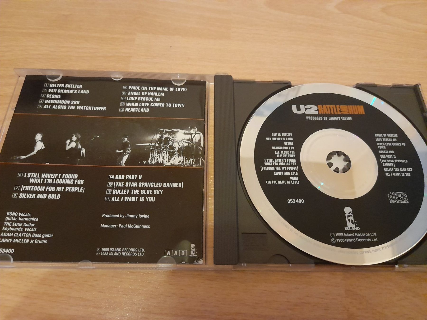 CD: U2 - Rattle And Hum CD Album – Usato da Lustmühle venduto da chevi03 1