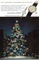 Hamilton Watch / Uhren, Original-Reklameblatt 1960