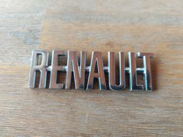 Alter Renault - Schriftzug aus massivem Metall