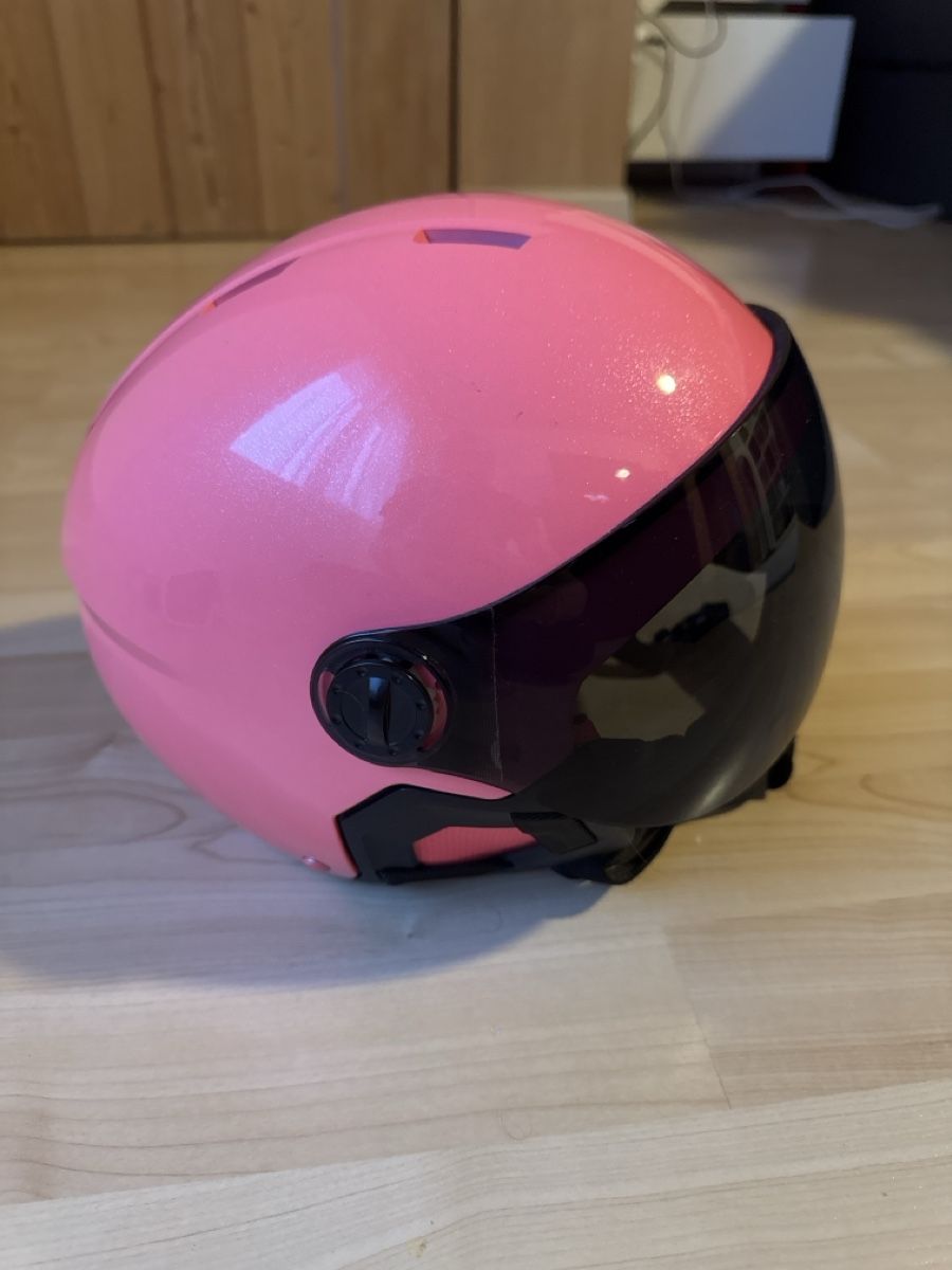 Caschi: Skihelm mit Visier in Pink – Usato da Rudolfstetten venduto da Lisa.1989 2