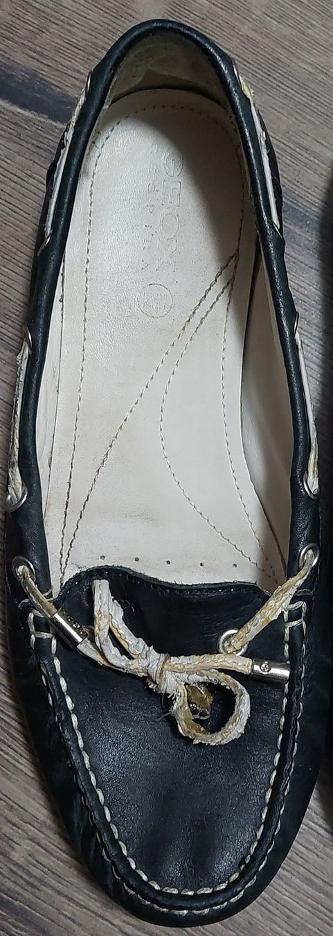 Damenschuhe: Schwarze Leder Mokassins Gr. 36.5 – Gebraucht aus Gwatt (Thun) von Letzte-Chance-III 1