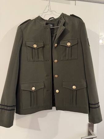 Blazer Militär-Stil oliv Grösse 38