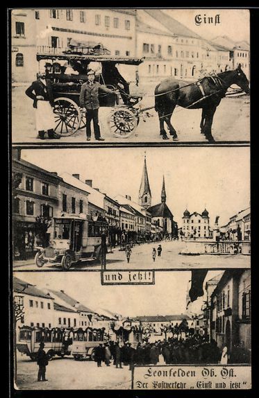 Cartoline postali: Leonfelden /Ob. Öst., Der Postverkehr e – Usato da Berlin venduto da bartko-reher