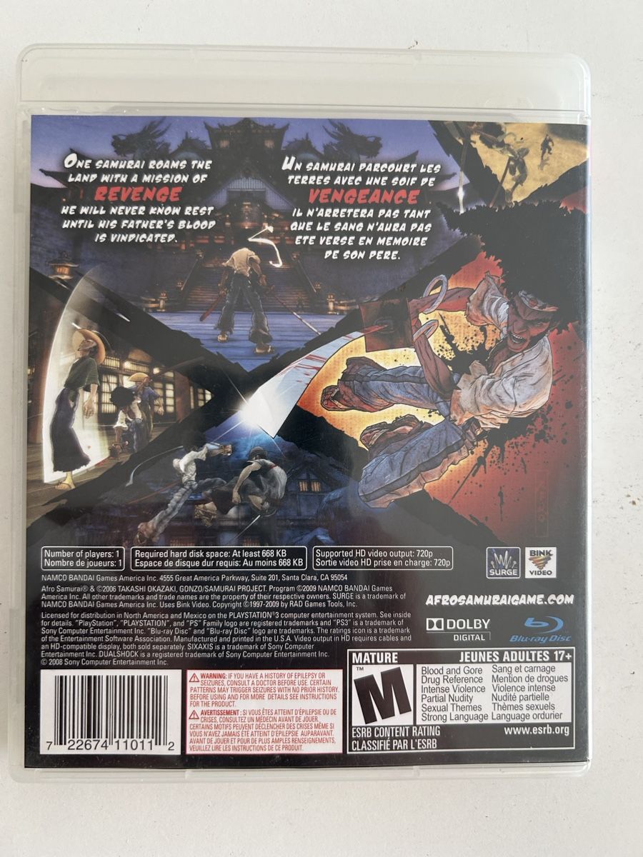 Giochi: Afro Samurai PS3 NTSC US – Usato da Pully venduto da PongDayOne 1