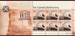 🇨🇭2003 BLOC ** « TROIS CHÂTEAUX DE BELLINZONE «(SBK 25.00)