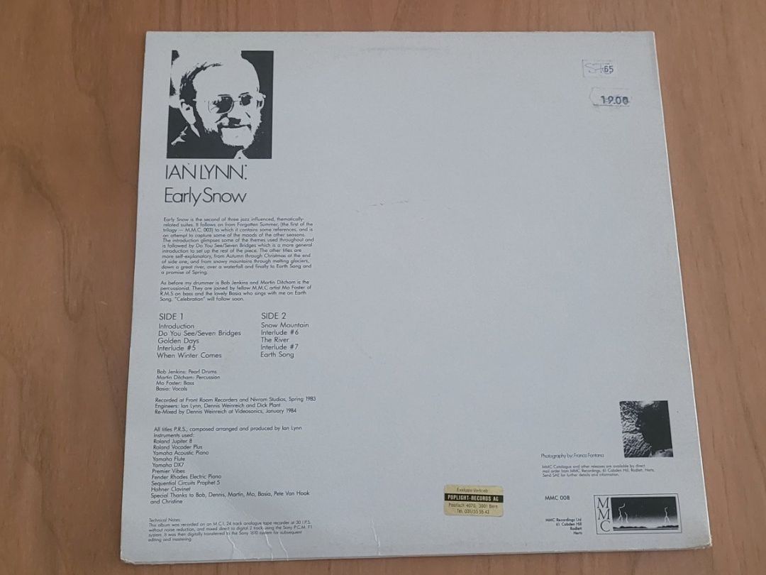 Dischi in vinile: LP  Ian Lynn – Usato da Martigny venduto da MZ-67 1