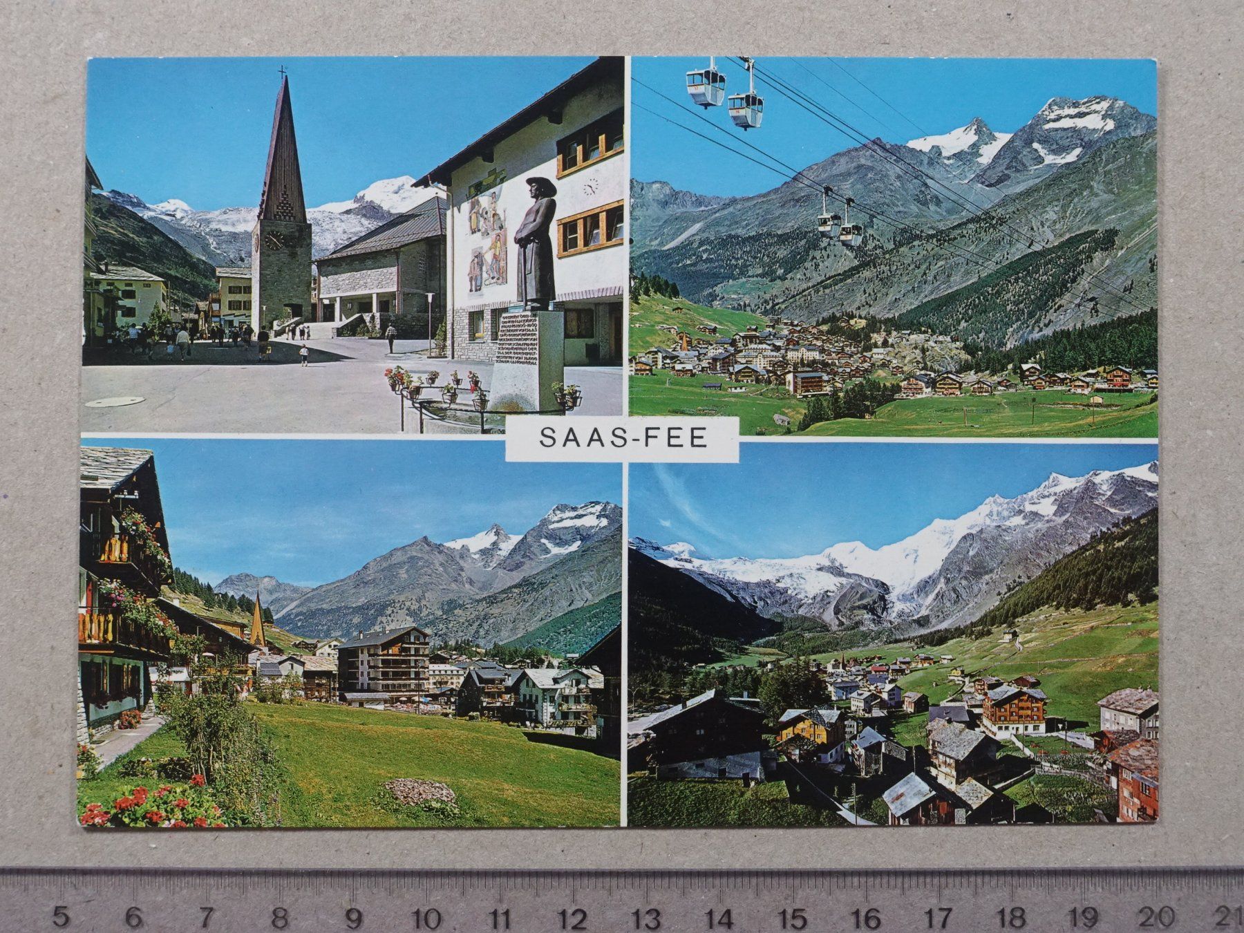 Cartes postales: Saas-Fee – D'occasion à Lenzburg par fh1