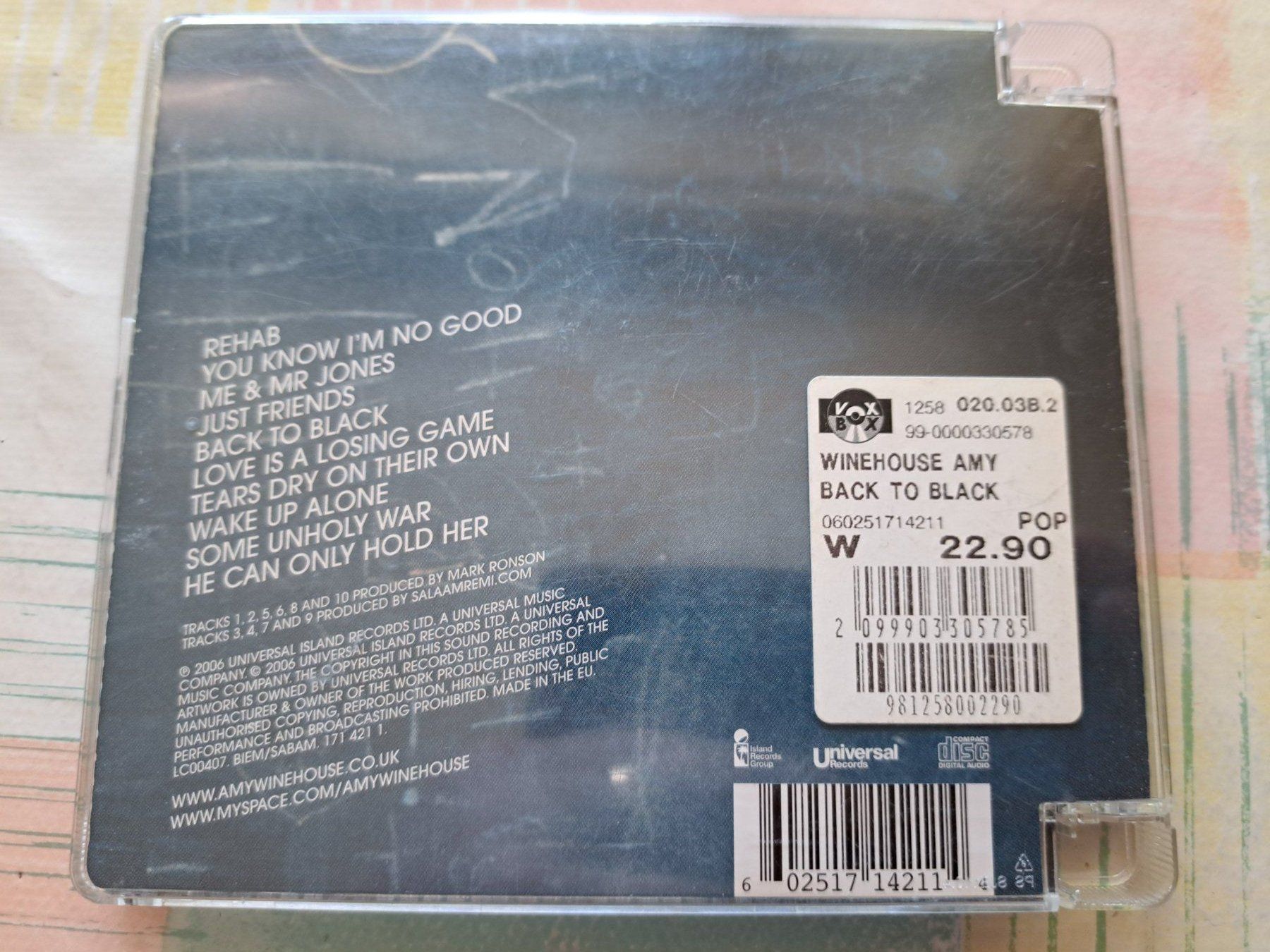 CD: Cd Amy Winehouse - Back to Black  – Usato da Pully venduto da bro_n52j 1
