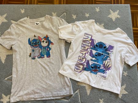 2 T-Shirts für STITCH Fun, Gr.13-14 Jahre