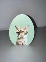 Niedliche Oster Dekoration, Osterei mit Hase