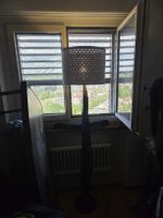 Stehlampe Holz rustikal dekorativ Lampe gebraucht