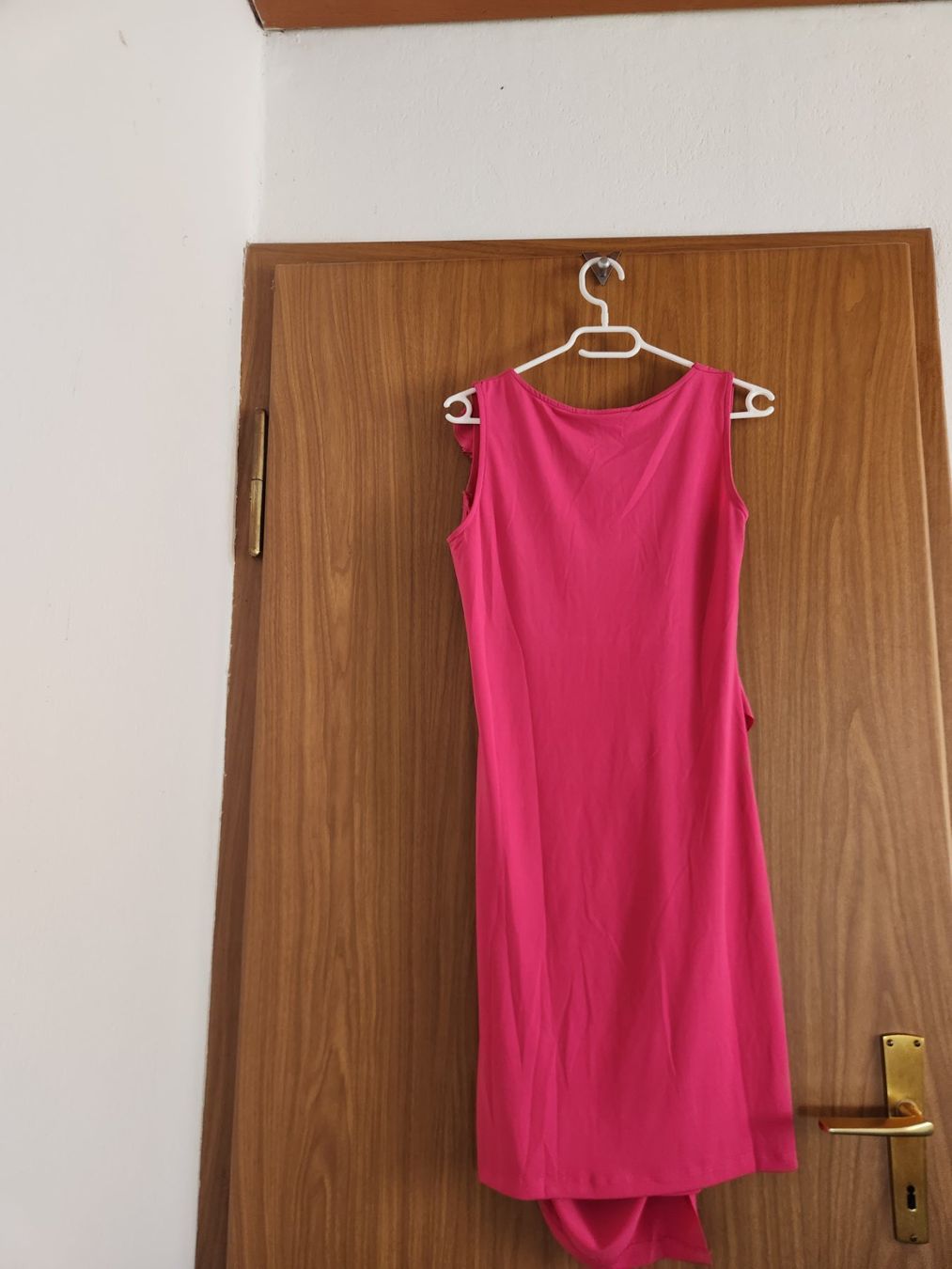 Vestiti: Robe rose Jus d'Orange Paris taille M drapée fleur – Usato da Niedergösgen venduto da Eva2410 7