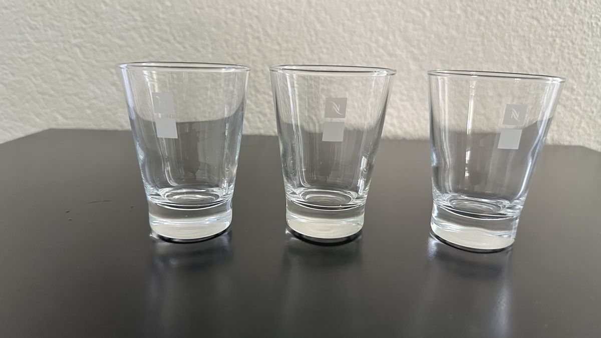 Nespresso Bicchieri: Drei Nespresso Espresso macchiato Gläser. – Nuovo (secondo la descrizione) da Bern venduto da HeinzHu 1