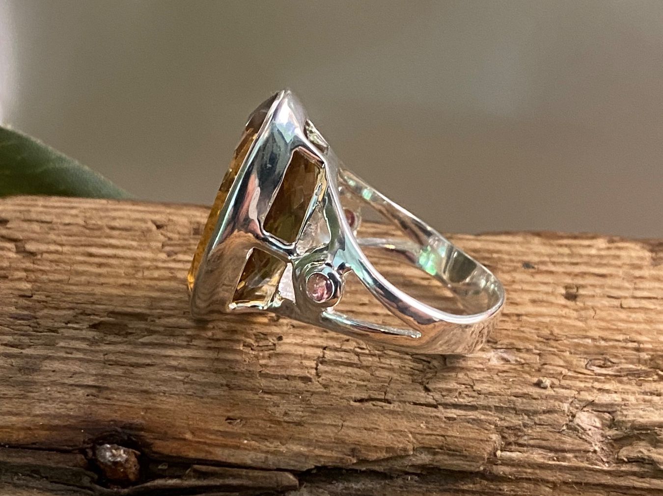 Anelli: Silber Ring mit Citrin im Art-déco Stil Gr.56 – Nuovo (secondo la descrizione) da Luzern venduto da S.Kern01 4