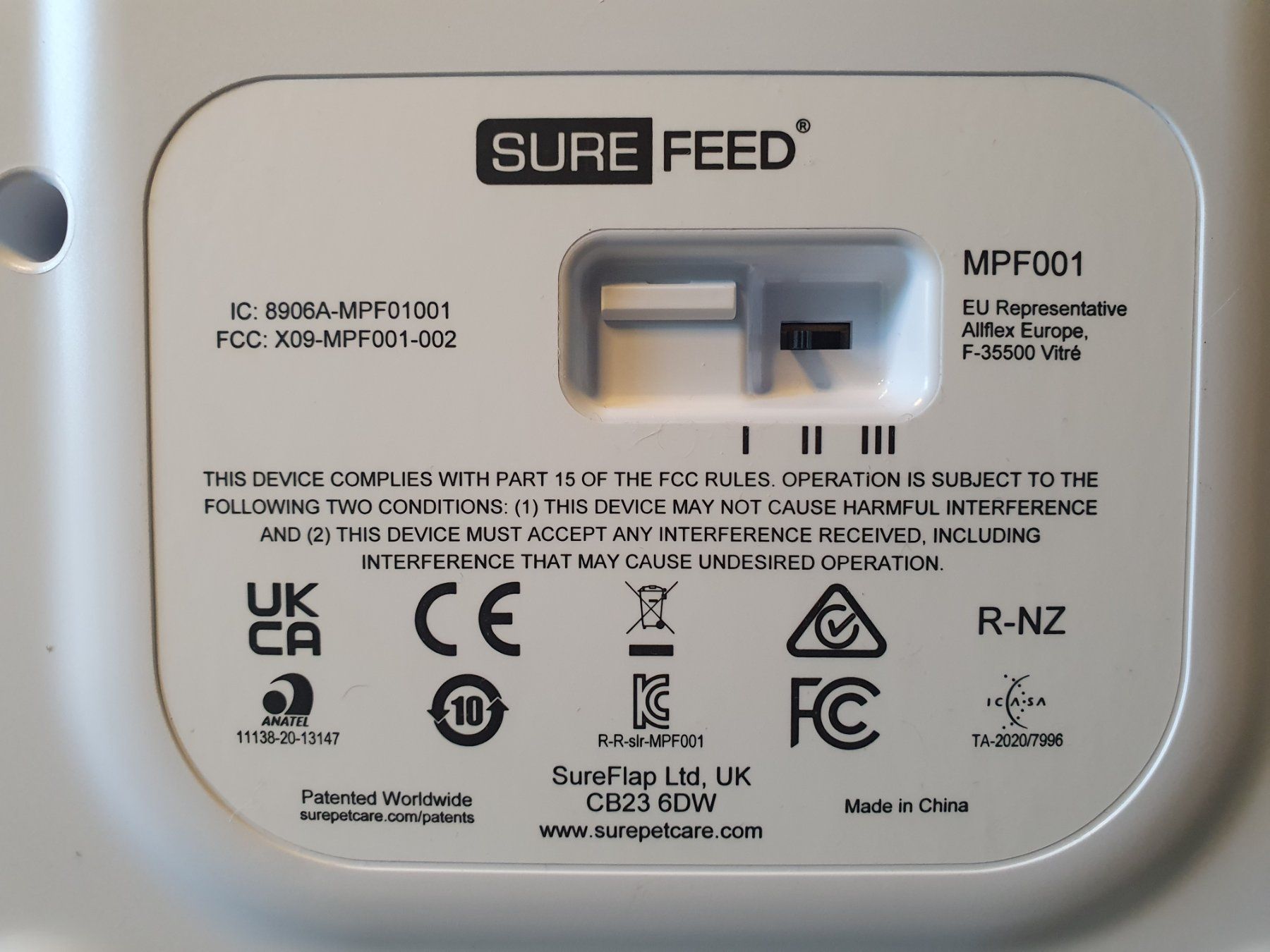 Sure Petcare Mangimi: SureFeed Mikrochip Futterautomat – Usato da Liebefeld venduto da And_rea 1