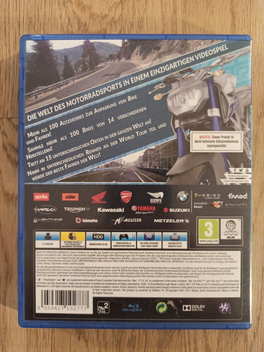 Spiele: Ride PS4 / PS5 – Gebraucht aus Oberweningen von mar_87mx 1