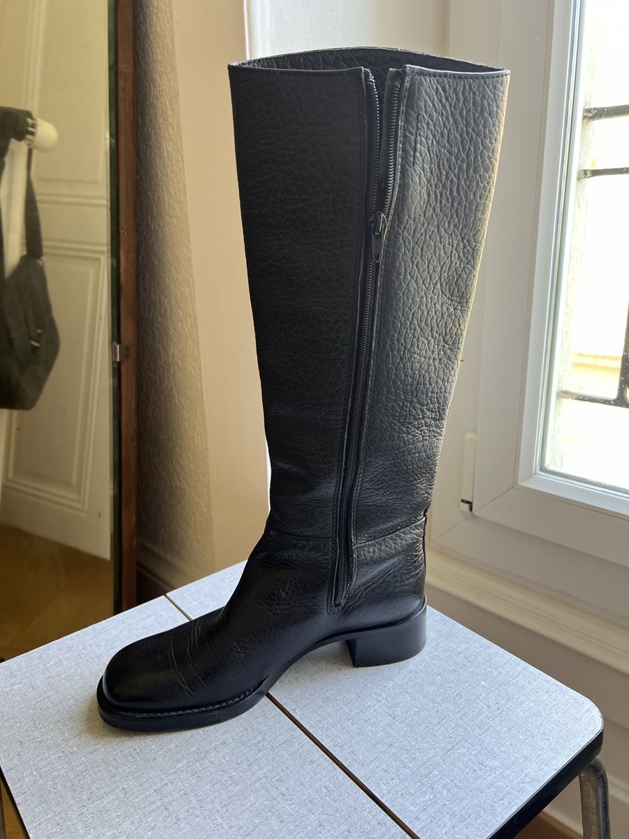 Prada Damenschuhe: Bottes en cuir Prada taille 46 – Gebraucht aus Lausanne von Papi_Turlup 2
