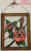 Tiffany Glasbild Rose