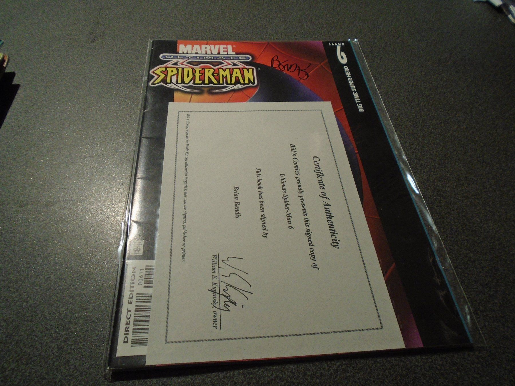 BD: Ultimate Spider-Man, Marvel, ISSUE 6, Certificate of – D'occasion à Zürich par abraxas1291