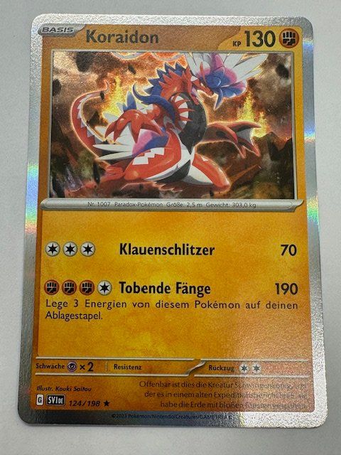 Pokémon Carte collezionabili: Koraidon - Holo – Nuovo (secondo la descrizione) da Nussbaumen AG venduto da Pika-Shop