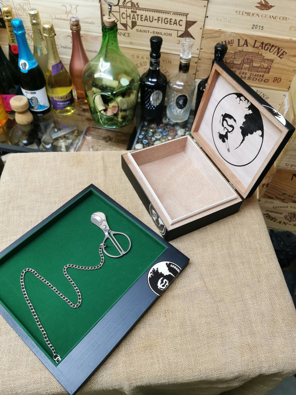 Humidor per sigari: Cigar Presenter - Lounge Tablar + Reisehumidor Crazy Monkey – Nuovo e nell'imballaggio originale da Wetzikon ZH venduto da Tothart 8