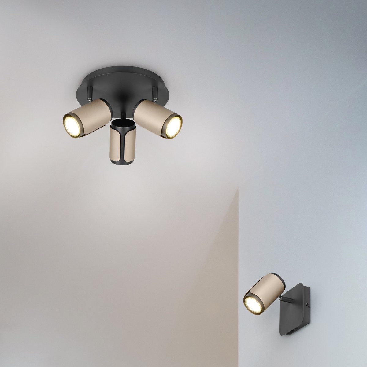 Lampadari & plafoniere: Strahler, Rund, Coffee, 30 cm Ø – Nuovo (secondo la descrizione) da Kreuzlingen venduto da Smart-Light 2