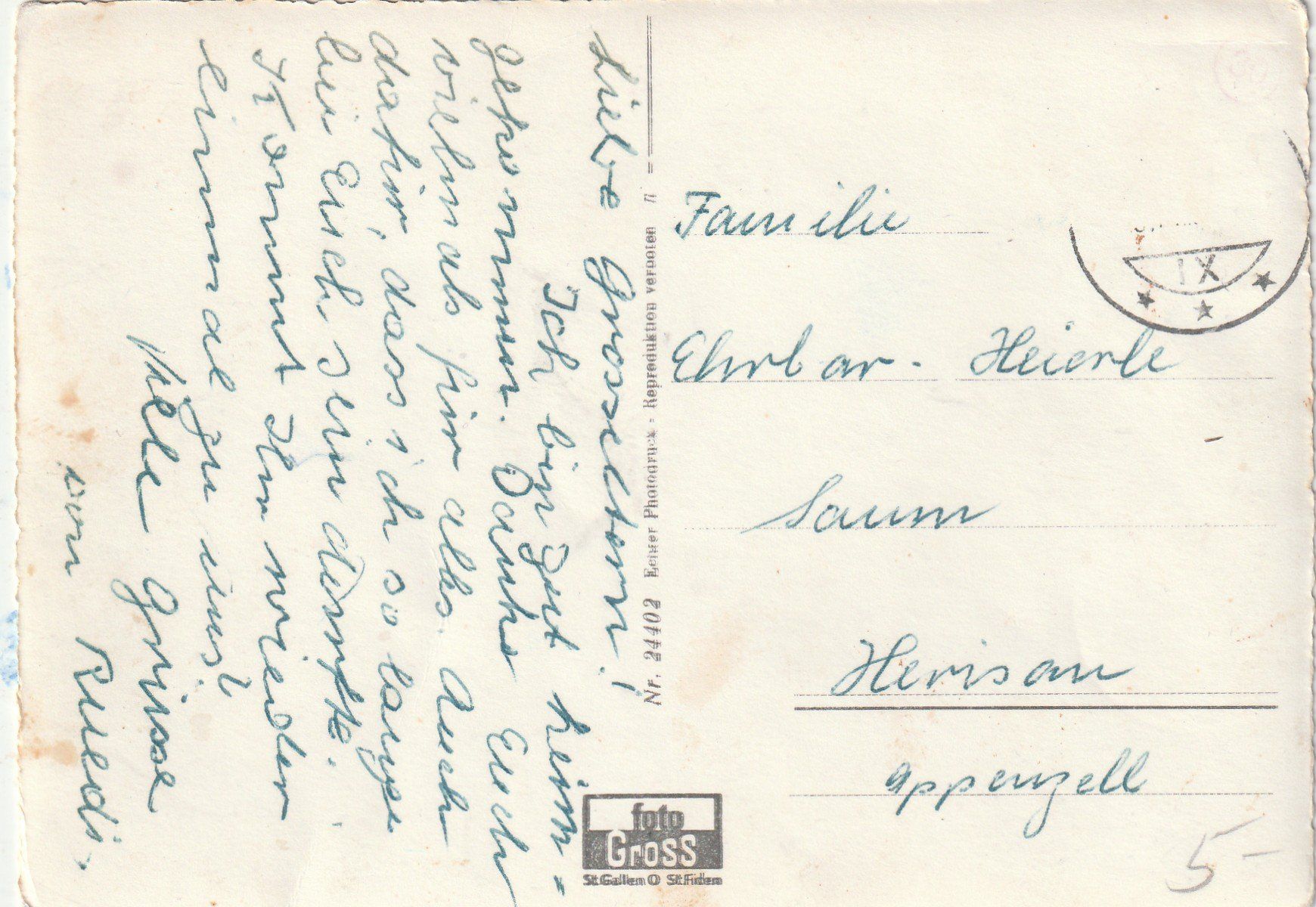 Cartoline postali: Wallwil Flugaufnahme – Usato da Lumbrein venduto da made02 1