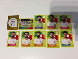 Panini Sticker-WM 2026- Iran (10 Stück)
