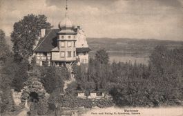 Ansichtskarte Schloss Wartensee Luzern gel. 1906