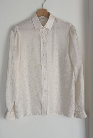 Elegante  Seidenbluse "Gede", Gr. 38, Top 