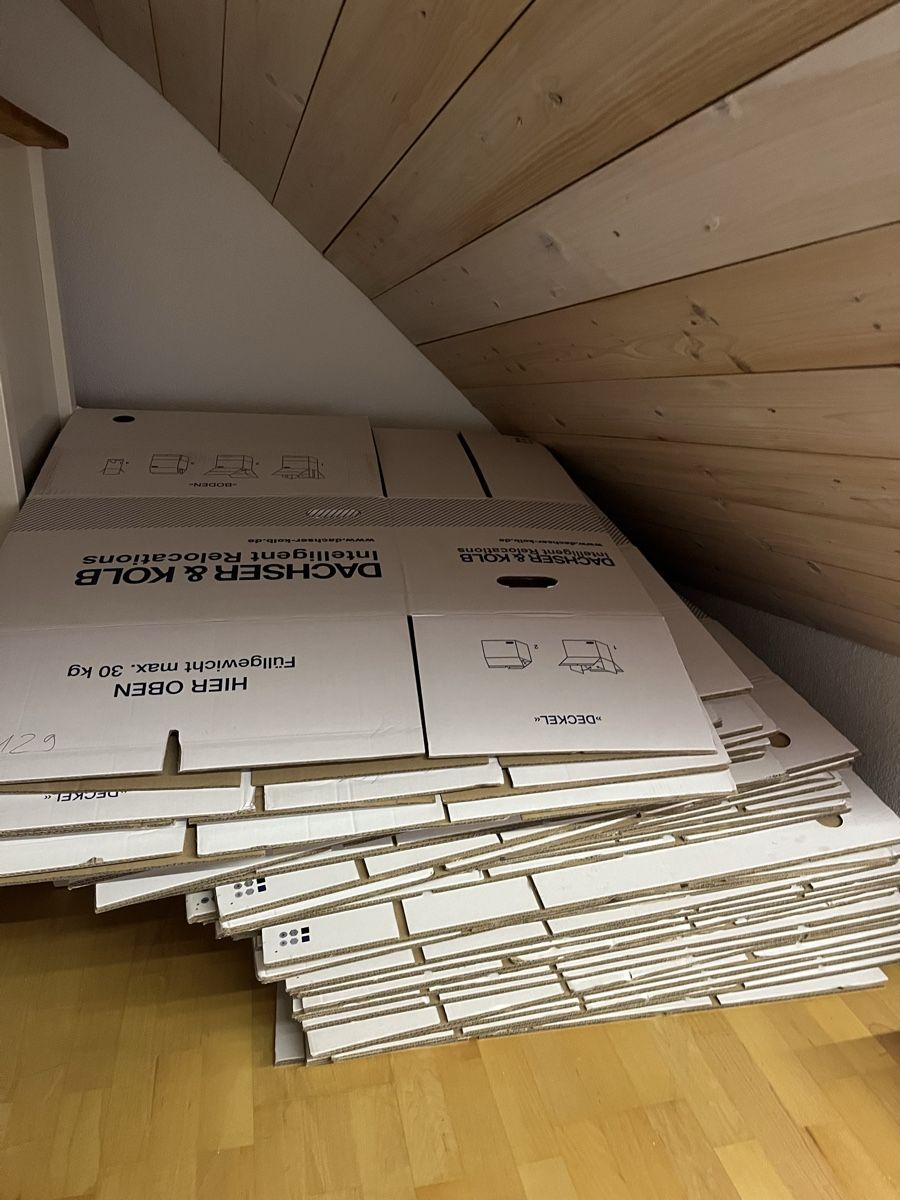 Kartons: Umzugskartons DACHSER & KOLB 30kg – Neu (gemäss Beschreibung) aus Schaffhausen von juf_98r9