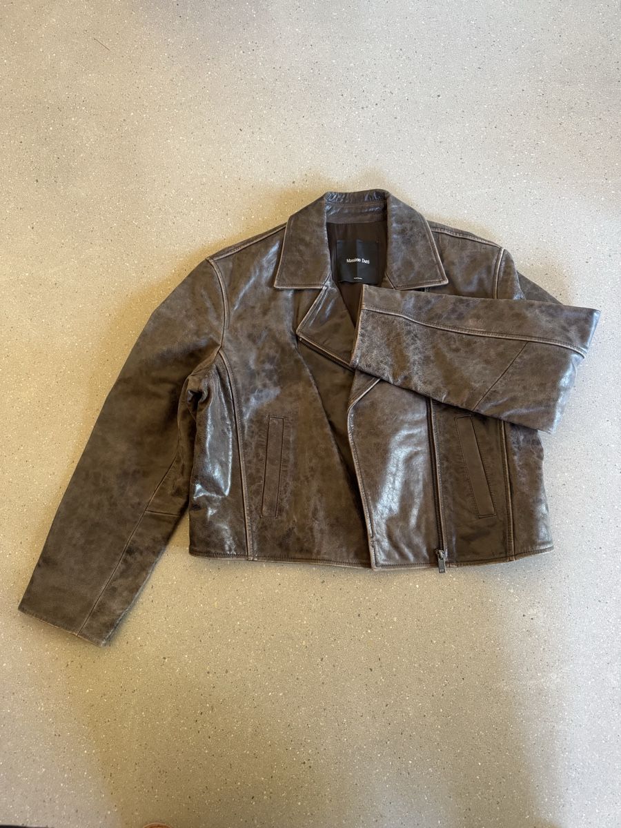 Massimo Dutti Vestes: Massimo Dutti Lederjacke M – D'occasion à Bolligen par glorja