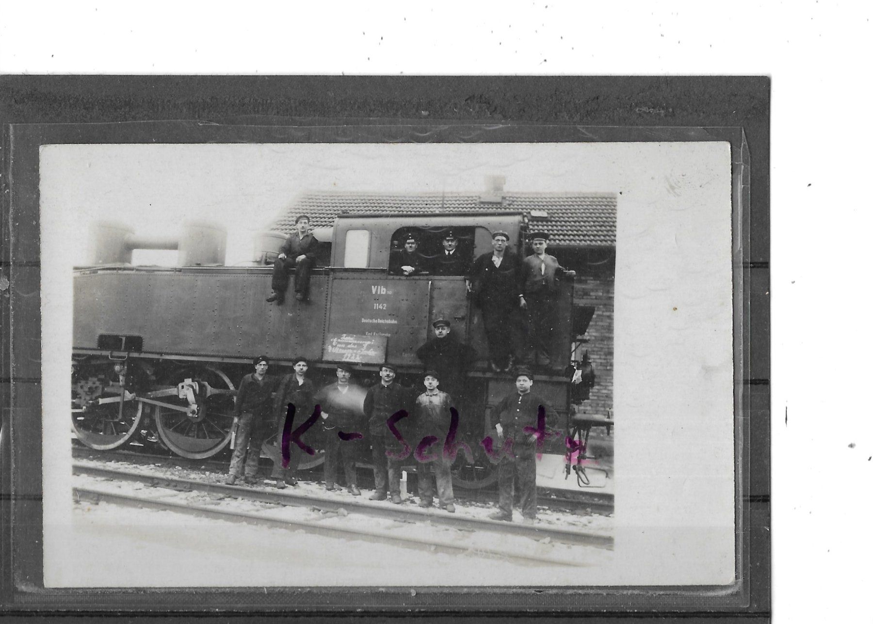 Cartoline postali: Dampflok Deutsche Reichsbahn 1922 – Usato da Schocherswil venduto da Wilare
