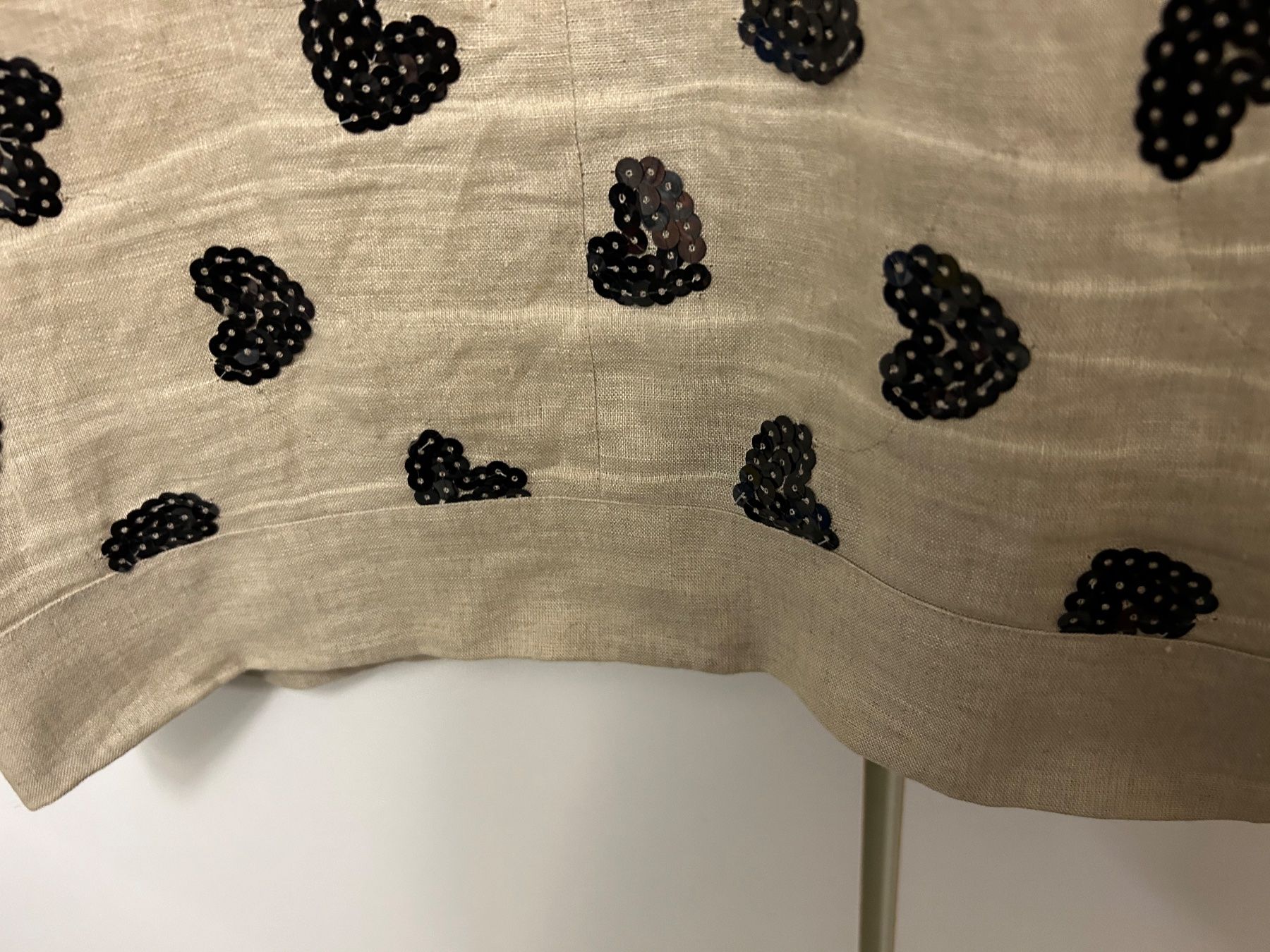 Vestiti: Leinenkleid mit Pailletten – Usato da Zumikon venduto da Uranus88 2