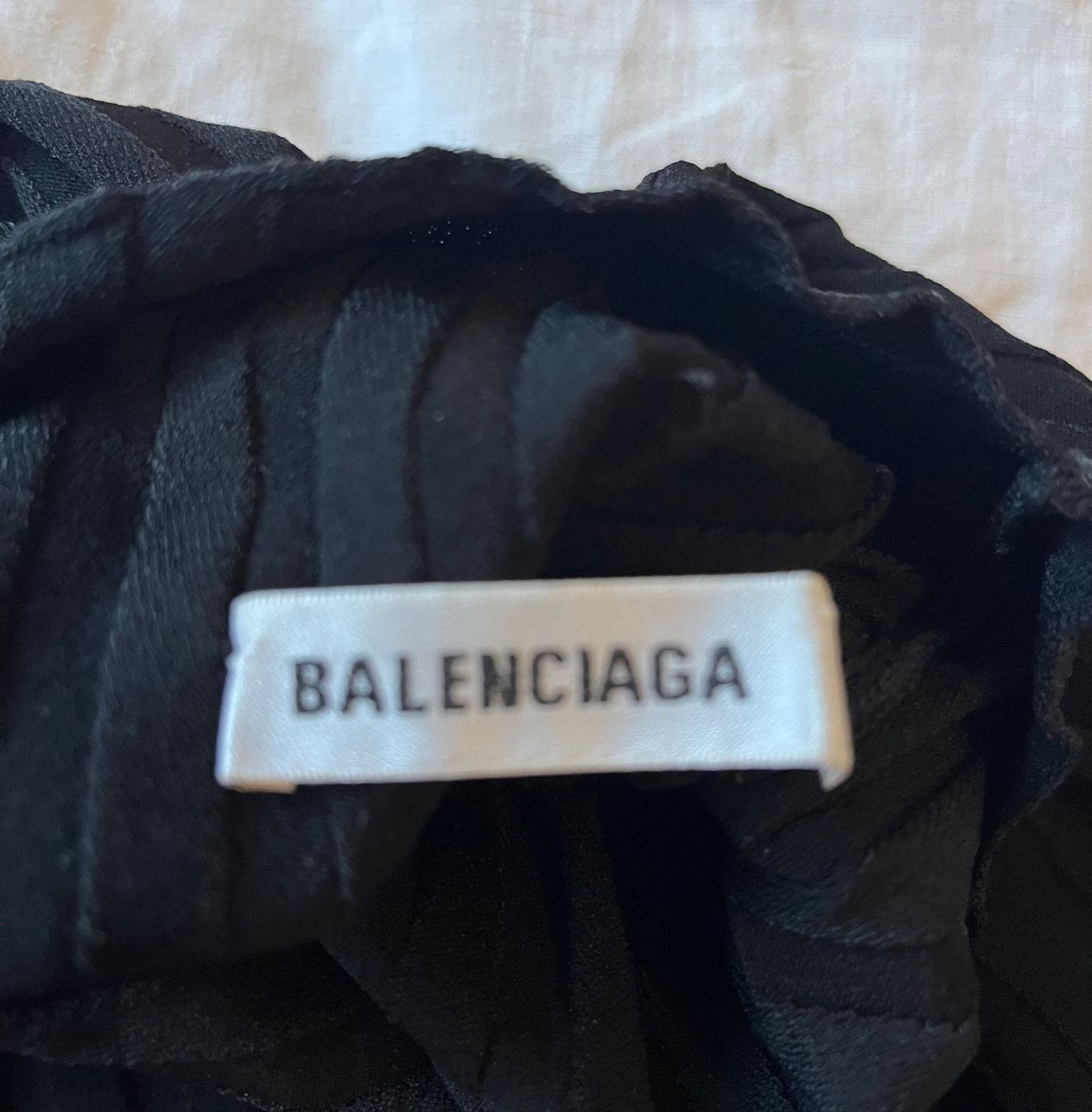 Balenciaga Top: BALENCIAGA, top col roulé noir – Usato da Genève venduto da dachaw 3