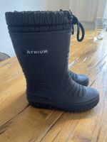 Gummistiefel/Winterstiefel Atrium schwarz gefüttert 