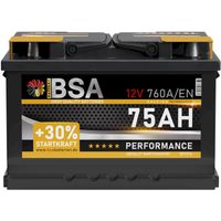 BSA Performance Autobatterie 75Ah 12V