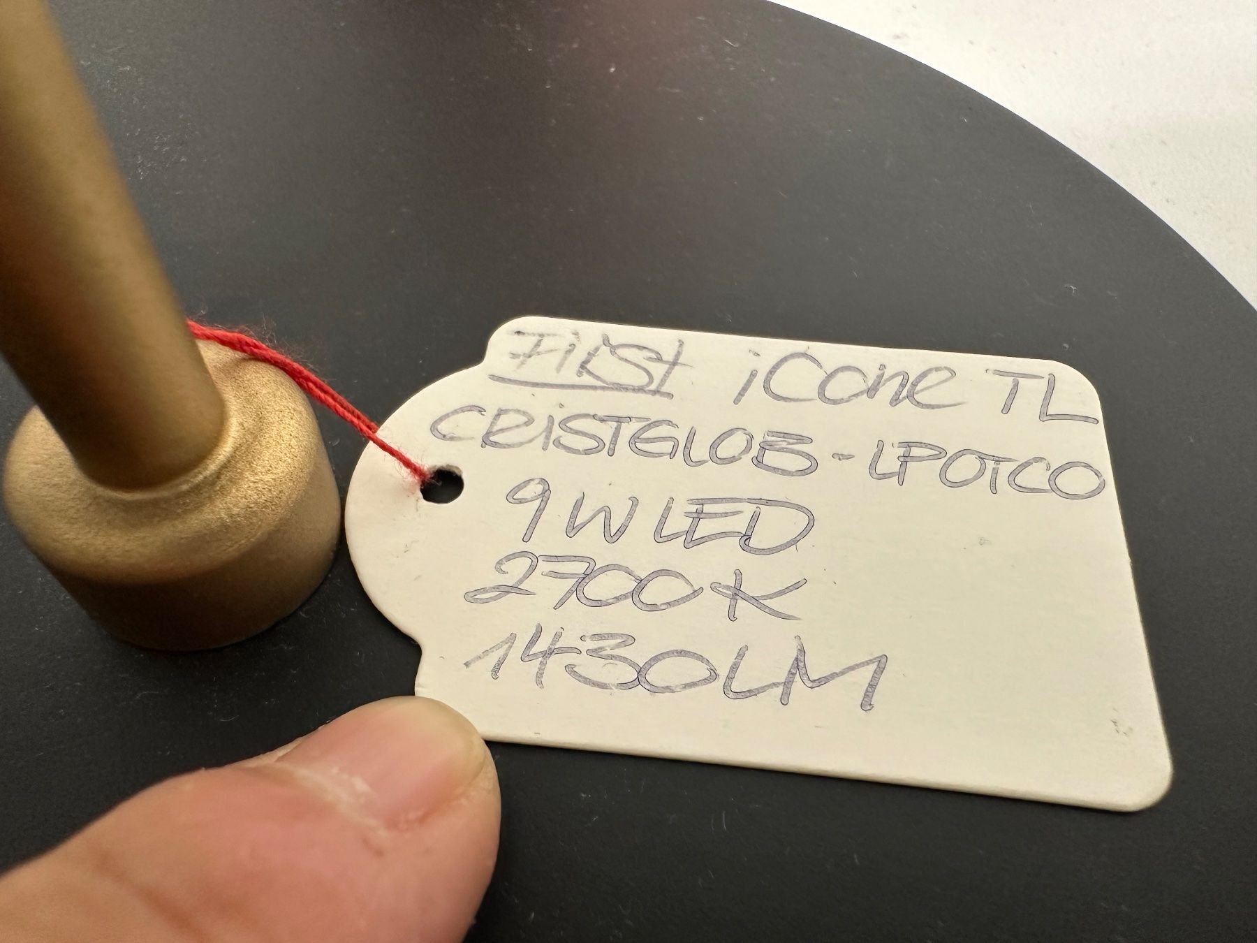 Lampade: neue chice Messing Glaskugelleuchte, dimmbar – Nuovo (secondo la descrizione) da Necker venduto da liq24 4