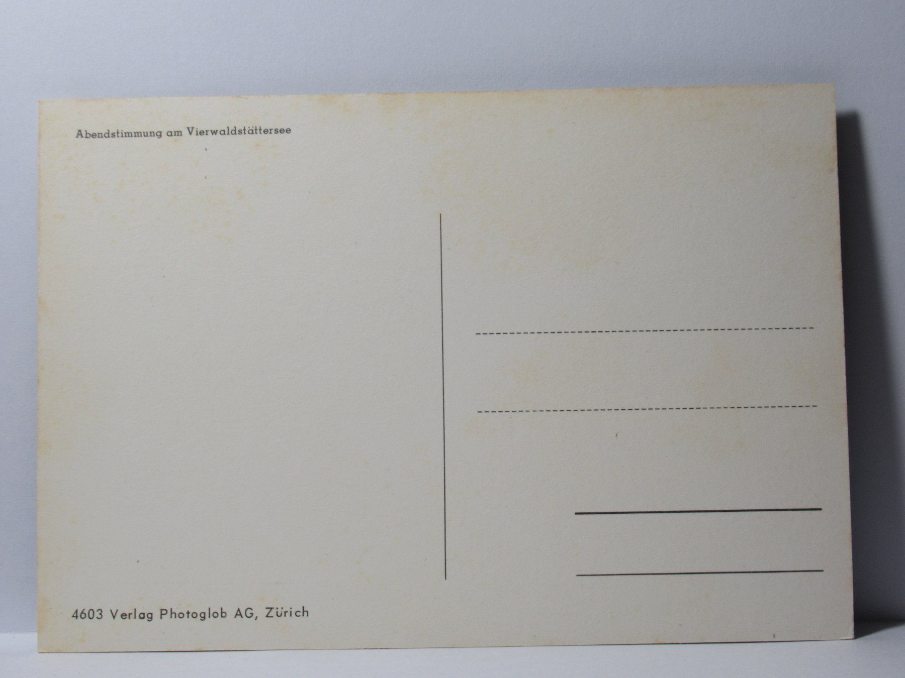 Cartoline postali: Abendstimmung am Vierwaldstättersee , Schiff – Nuovo (secondo la descrizione) da Grenchen venduto da Bluemchen1900 1