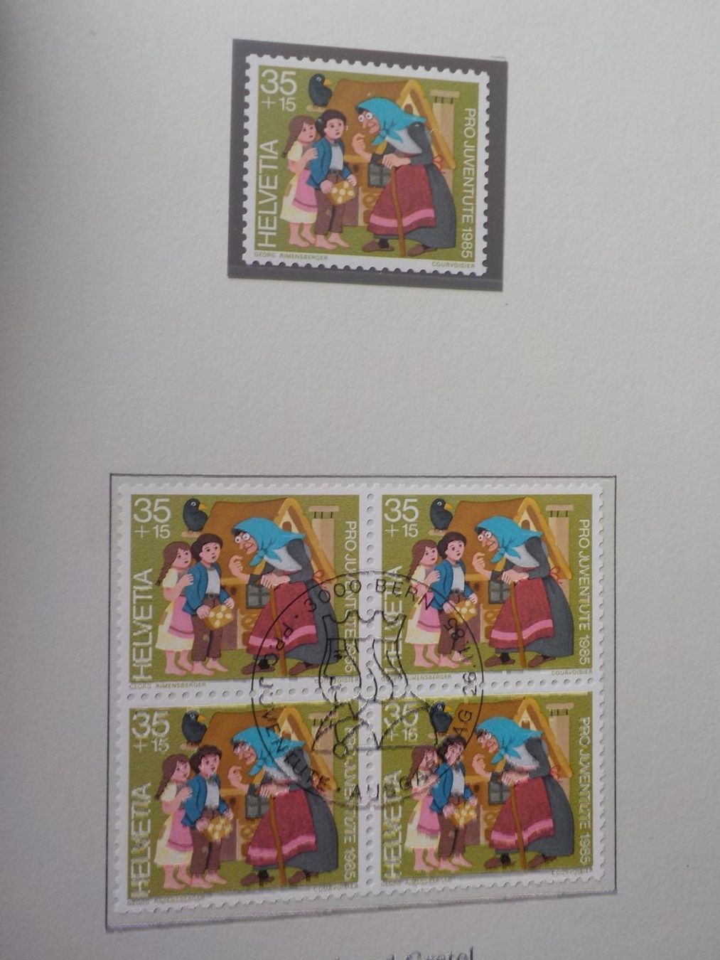 Alle Briefmarken: 1985, Pro Juventute, Szenen aus Märchen – Neu (gemäss Beschreibung) aus Muri b. Bern von Ricardoverkauf