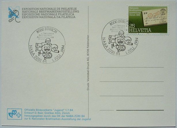 Cartes postales: ZÜRICH Naba 84 – D'occasion à Jona par philajona 1
