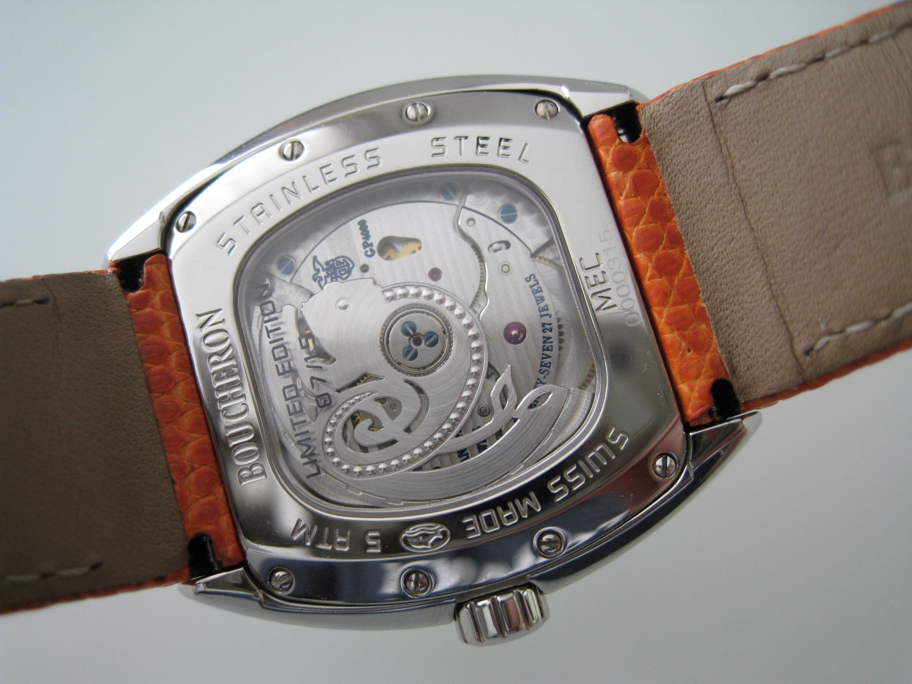 Boucheron Orologi: Boucheron MEC Large "Jungle Chameleon" - Édition Limitée – Usato da Geneve venduto da iBest 4