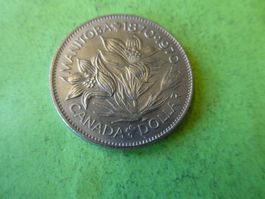 Canada 1870-1970, 1 Dollar Sondermünze unzirk