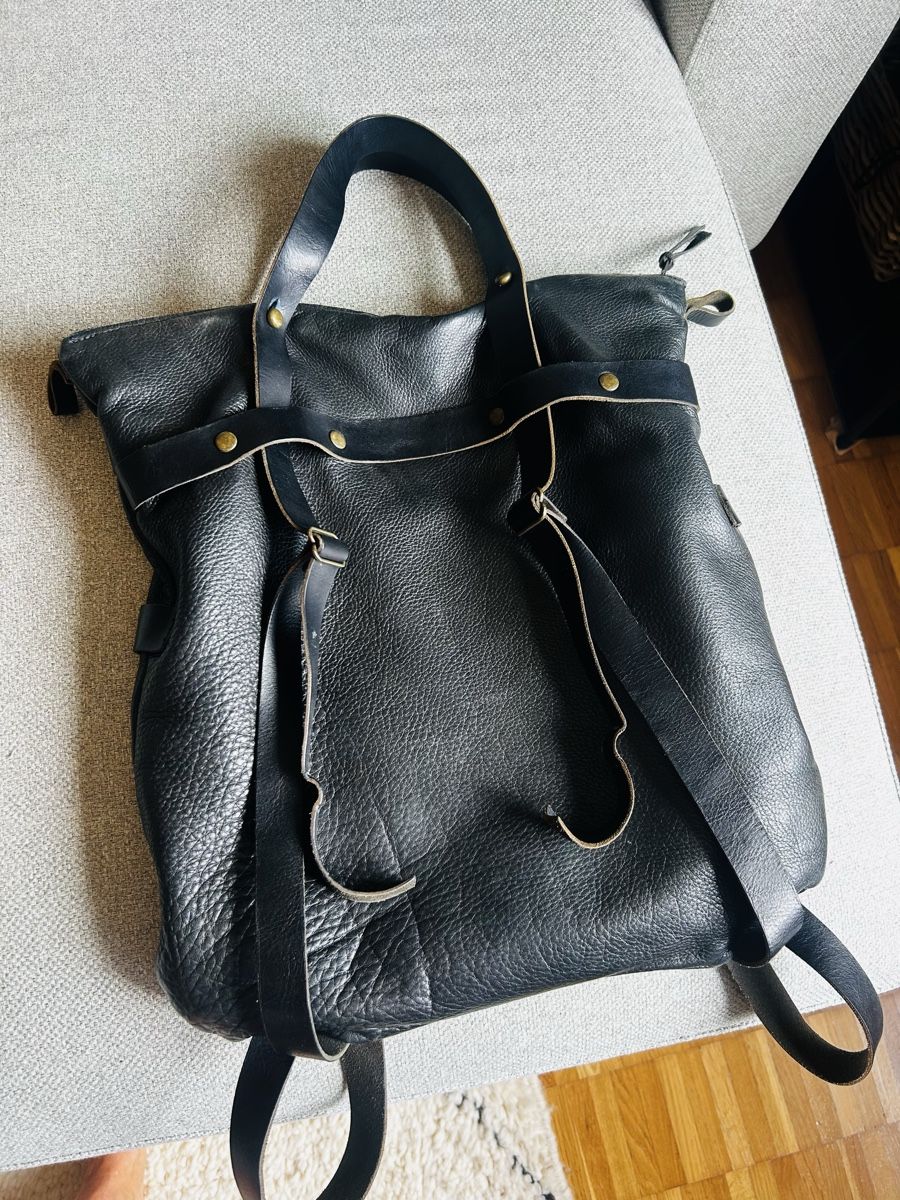 Rucksäcke: Ledertasche/Rucksack schwarz   – Gebraucht aus Zürich von cdu_8jxf 1