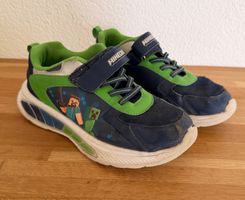 Schuhe - MINECRAFT Sneaker Leuchtsohle Gr 35 - Zum Austragen