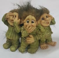 Simpatische Figur nicht Sehen nicht Sprechen nicht Hören
