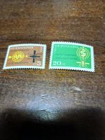 Paire de timbres rares de Bulgarie, année 1962, parfait!
